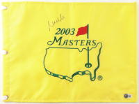 Mike Weir Signed 2003 Masters Tournament Pin Flag (Beckett) at PristineAuction.com