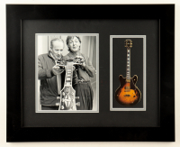 Les Paul Signed Custom Framed Photo Display (Beckett) at PristineAuction.com