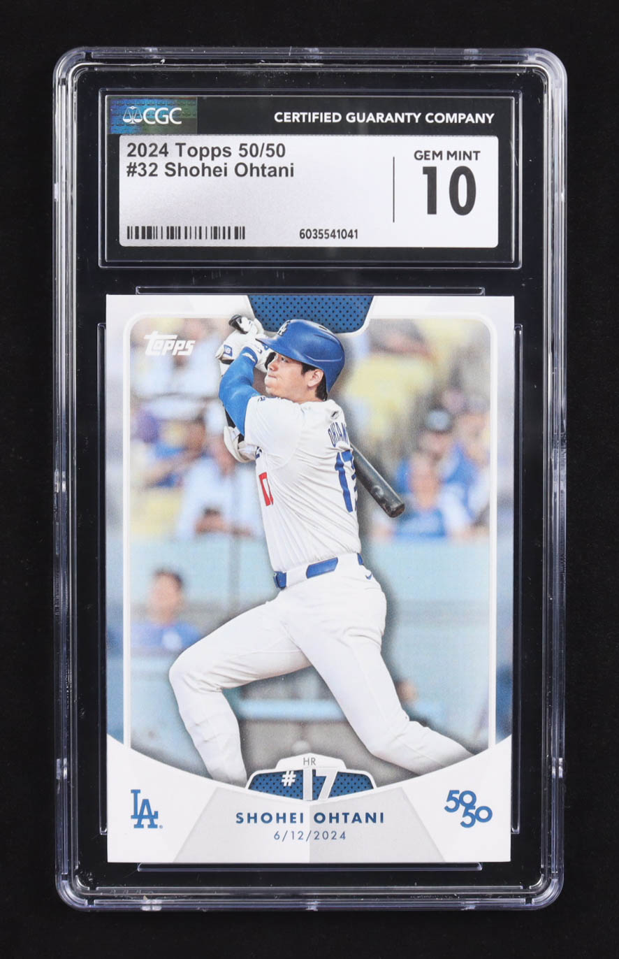 Shohei Ohtani 2024 Topps Now 50/50 #32 (CGC 10) at PristineAuction.com Shohei Ohtani 2024 Topps Now 50/50 #32 (CGC 10) at PristineAuction.com