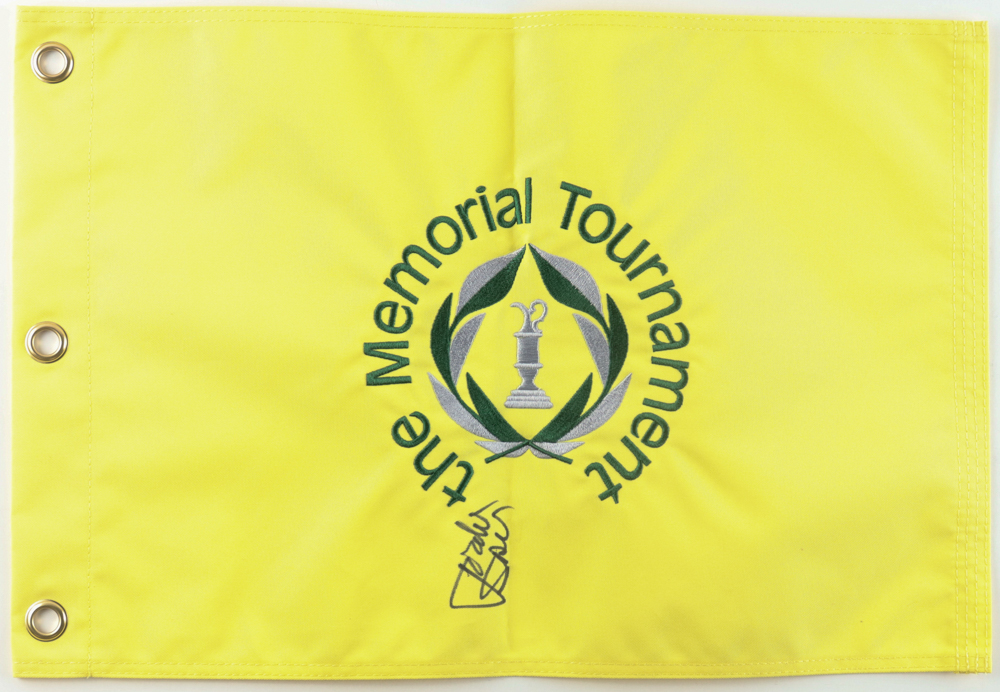 Jordan Spieth Signed Memorial Tournament Pin Flag (PSA) at PristineAuction.com Jordan Spieth Signed Memorial Tournament Pin Flag (PSA) at PristineAuction.com