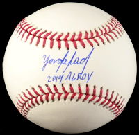 Yordan Alvarez Signed OML Baseball Inscribed "2019 AL ROY" (MLB & Fanatics) at PristineAuction.com