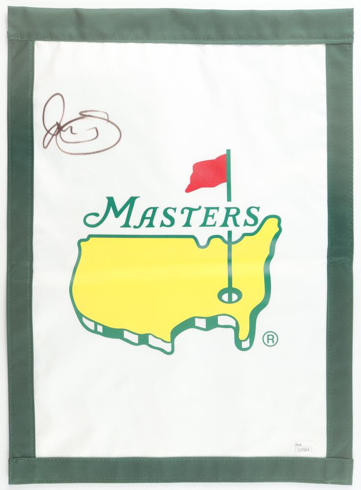 Rory McIlroy Signed Masters Tournament Pin Flag (JSA) at PristineAuction.com Rory McIlroy Signed Masters Tournament Pin Flag (JSA) at PristineAuction.com