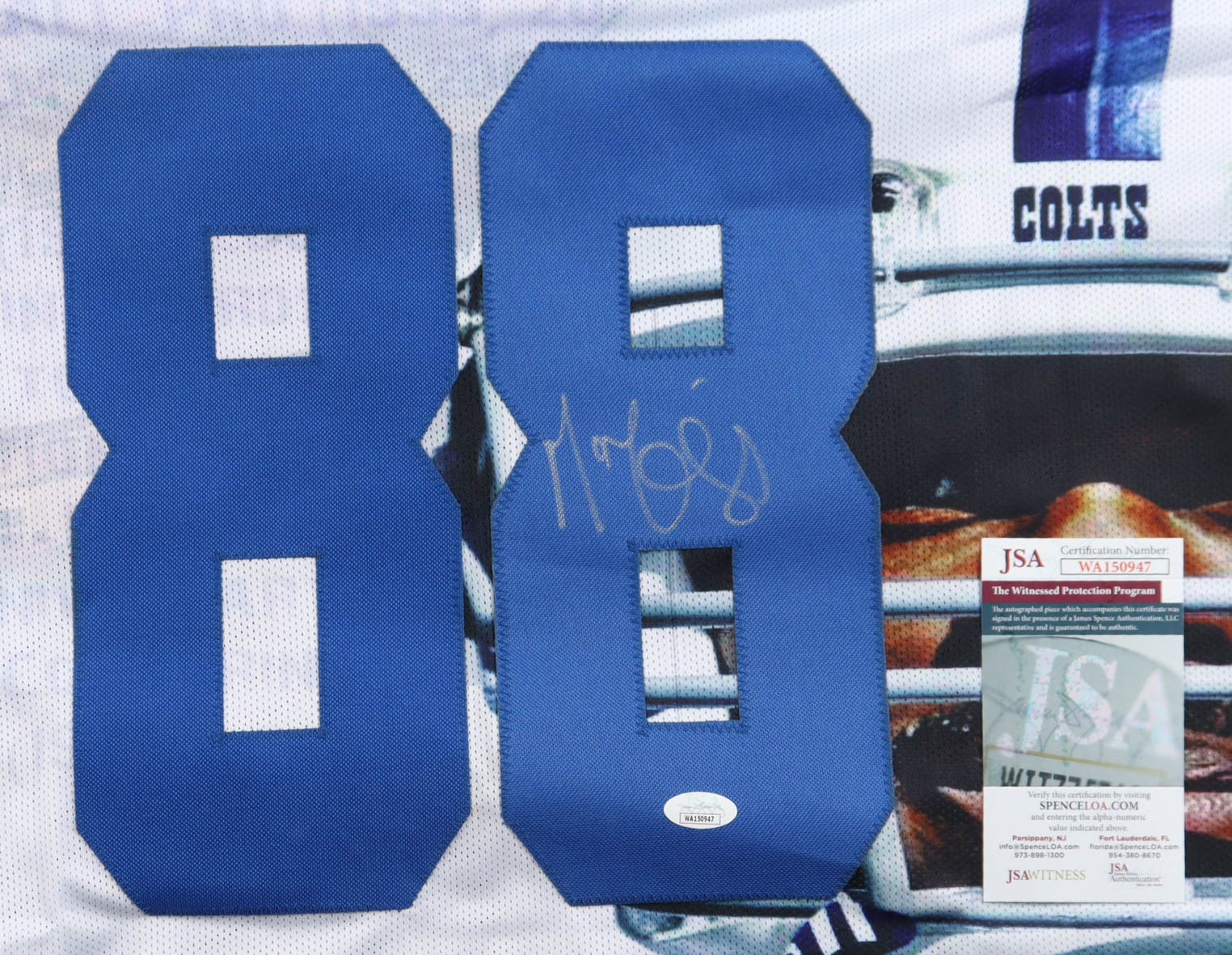 Marvin Harrison Signed Jersey (JSA) at PristineAuction.com Marvin Harrison Signed Jersey (JSA) at PristineAuction.com