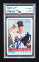 Jack Lieter Signed 2025 Topps Heritage #463 (PSA) at PristineAuction.com
