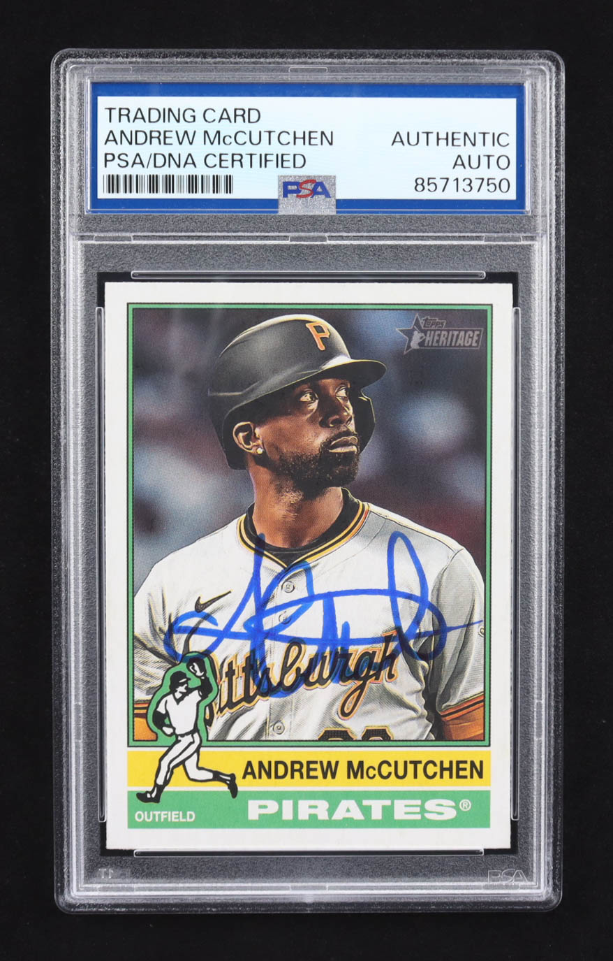 Andrew McCutchen Signed 2025 Topps Heritage #314 (PSA) at PristineAuction.com Andrew McCutchen Signed 2025 Topps Heritage #314 (PSA) at PristineAuction.com