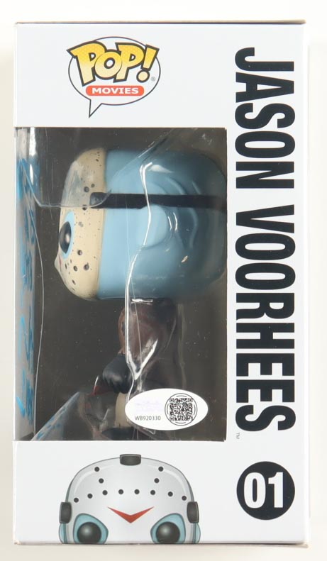 Ari Lehman Signed "Friday the 13th" #01 Jason Voorhees Funko Pop! Vinyl Figure Inscribed "F*** Freddy He's My B****!" & "Jason 1" (JSA) at PristineAuction.com Ari Lehman Signed "Friday the 13th" #01 Jason Voorhees Funko Pop! Vinyl Figure Inscribed "F*** Freddy He's My B****!" & "Jason 1" (JSA) at PristineAuction.com