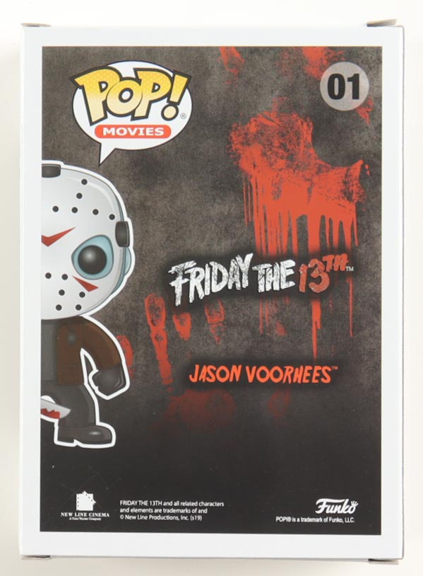 Ari Lehman Signed "Friday the 13th" #01 Jason Voorhees Funko Pop! Vinyl Figure Inscribed "F*** Freddy He's My B****!" & "Jason 1" (JSA) at PristineAuction.com Ari Lehman Signed "Friday the 13th" #01 Jason Voorhees Funko Pop! Vinyl Figure Inscribed "F*** Freddy He's My B****!" & "Jason 1" (JSA) at PristineAuction.com