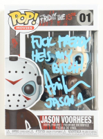 Ari Lehman Signed "Friday the 13th" #01 Jason Voorhees Funko Pop! Vinyl Figure Inscribed "F*** Freddy He's My B****!" & "Jason 1" (JSA) at PristineAuction.com