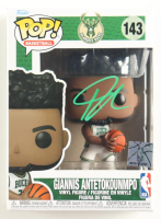 Giannis Antetokounmpo Signed Bucks #143 Funko Pop! Vinyl Figure (JSA) at PristineAuction.com