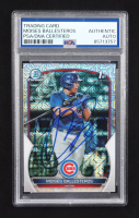 Moises Ballesteros Signed 2023 Bowman Chrome Prospects Mega Box Refractor #BCP-11 RC (PSA) at PristineAuction.com
