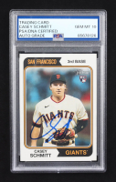Casey Schmitt Signed 2023 Topps Heritage #643 RC (PSA | Autograph Graded PSA 10) at PristineAuction.com