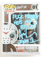 Ari Lehman Signed "Friday the 13th" #01 Jason Voorhees Funko Pop! Vinyl Figure Inscribed "F*** Freddy He's My B****!" & "Jason 1" (JSA) at PristineAuction.com