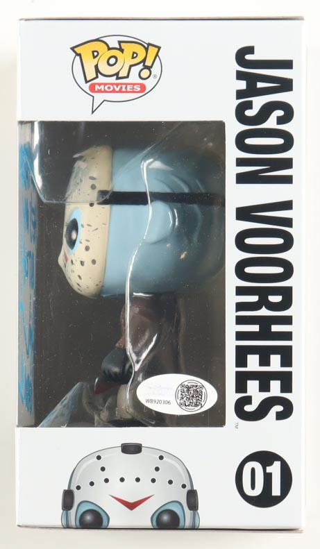 Ari Lehman Signed "Friday the 13th" #01 Jason Voorhees Funko Pop! Vinyl Figure Inscribed "F*** Freddy He's My B****!" & "Jason 1" (JSA) at PristineAuction.com Ari Lehman Signed "Friday the 13th" #01 Jason Voorhees Funko Pop! Vinyl Figure Inscribed "F*** Freddy He's My B****!" & "Jason 1" (JSA) at PristineAuction.com