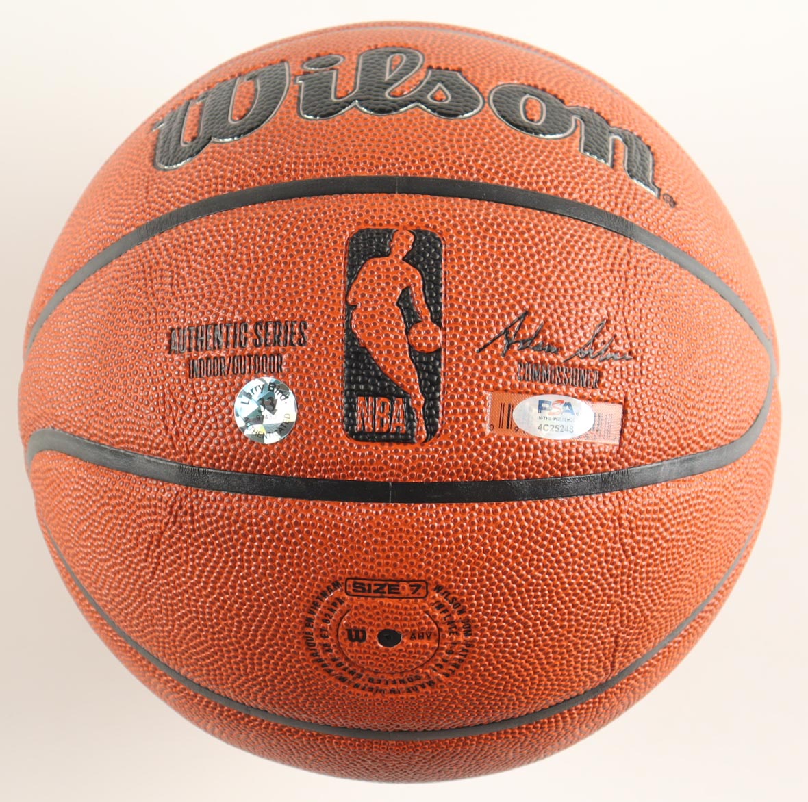 Larry Bird Signed NBA Basketball (PSA & Bird) at PristineAuction.com Larry Bird Signed NBA Basketball (PSA & Bird) at PristineAuction.com