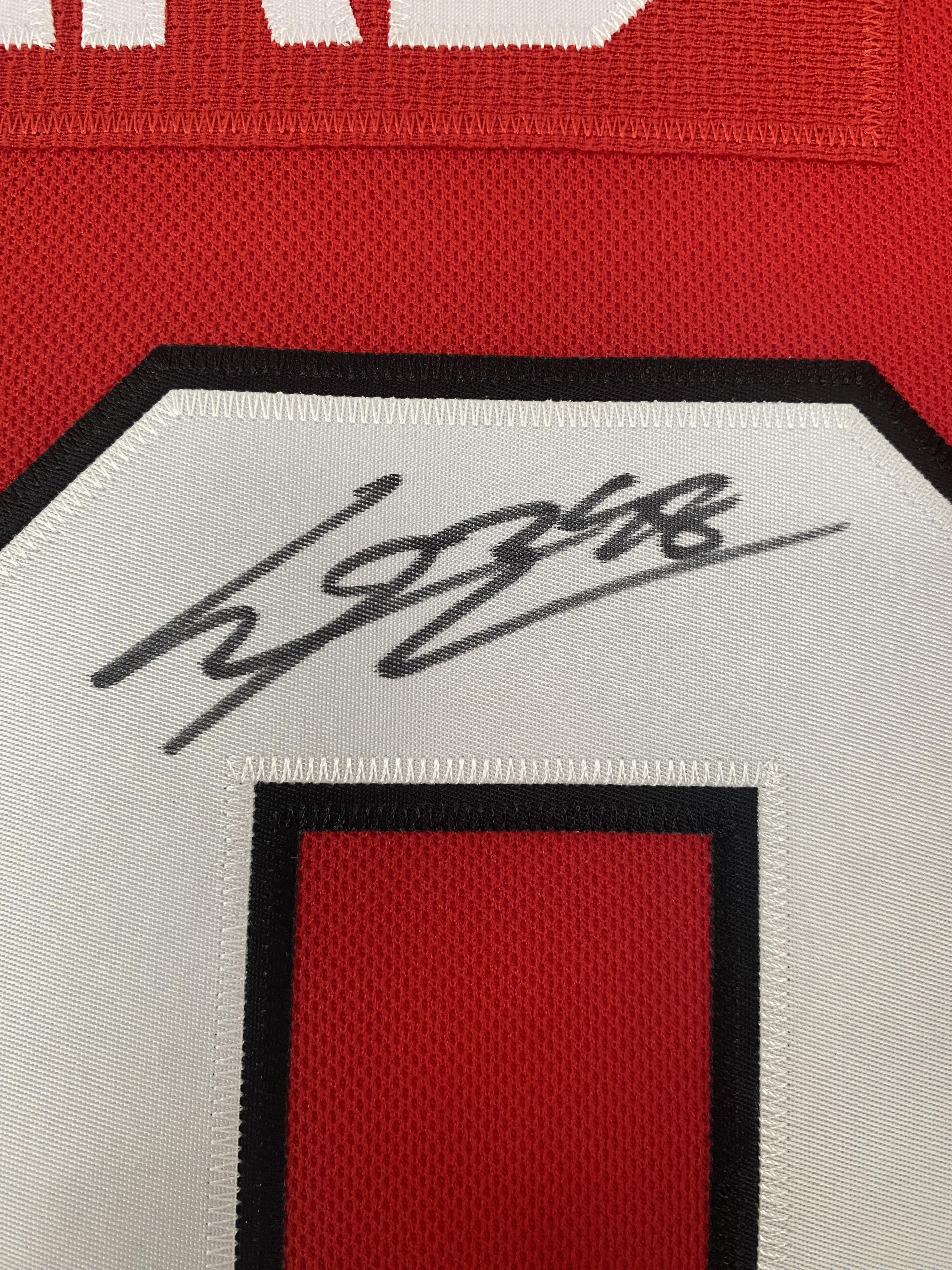 Connor Bedard Signed LE Blackhawks Custom Framed Adidas Authentic Jersey Inscribed "2024 Calder" & "22G 39A 61PTS" (Fanatics) at PristineAuction.com Connor Bedard Signed LE Blackhawks Custom Framed Adidas Authentic Jersey Inscribed "2024 Calder" & "22G 39A 61PTS" (Fanatics) at PristineAuction.com