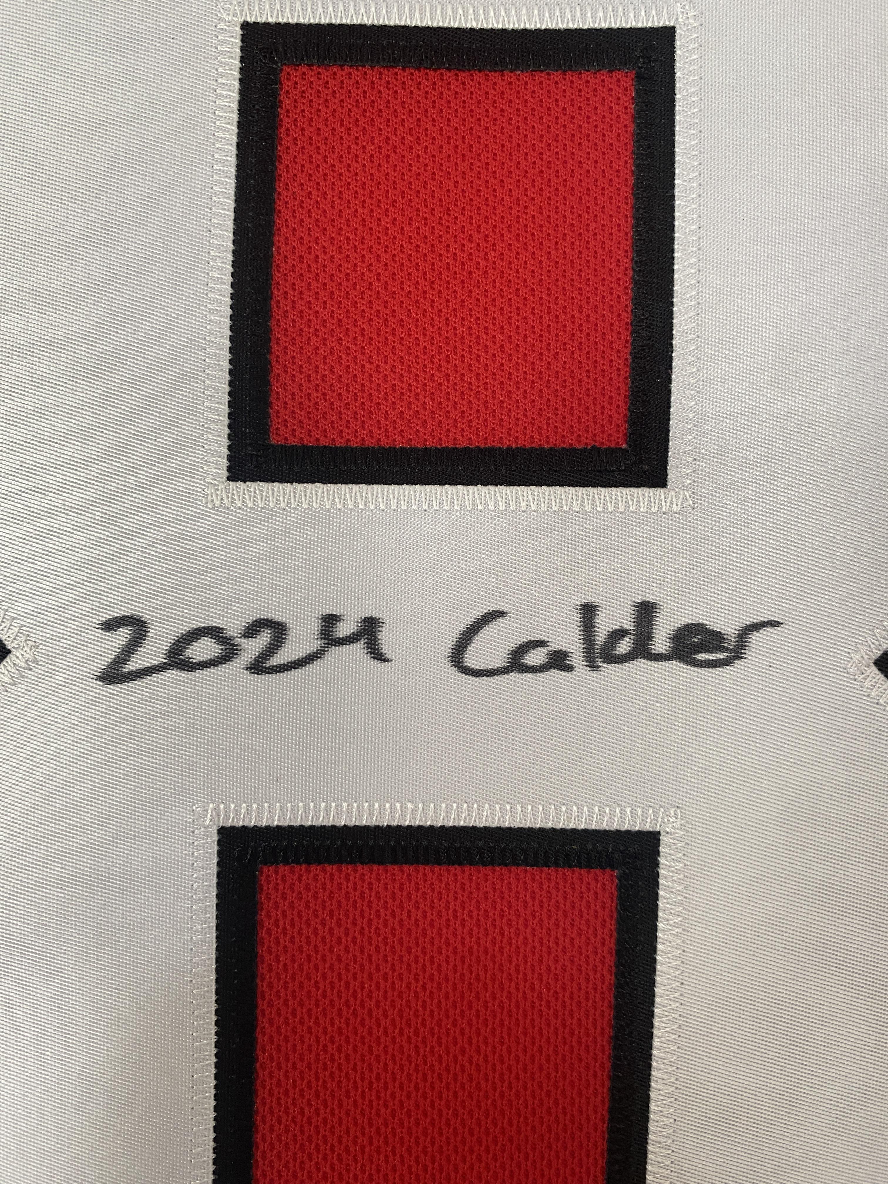 Connor Bedard Signed LE Blackhawks Custom Framed Adidas Authentic Jersey Inscribed "2024 Calder" & "22G 39A 61PTS" (Fanatics) at PristineAuction.com Connor Bedard Signed LE Blackhawks Custom Framed Adidas Authentic Jersey Inscribed "2024 Calder" & "22G 39A 61PTS" (Fanatics) at PristineAuction.com
