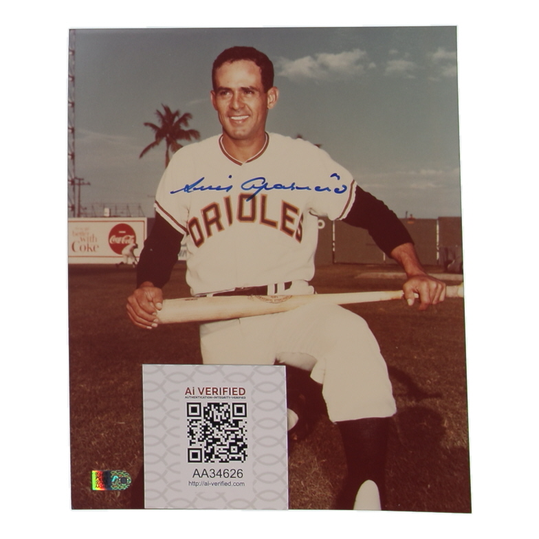 Luis Aparicio Signed Orioles 8x10 Photo (AIV) at PristineAuction.com Luis Aparicio Signed Orioles 8x10 Photo (AIV) at PristineAuction.com