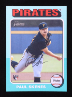 Paul Skenes 2024 Topps Heritage Aqua Border #594 RC at PristineAuction.com