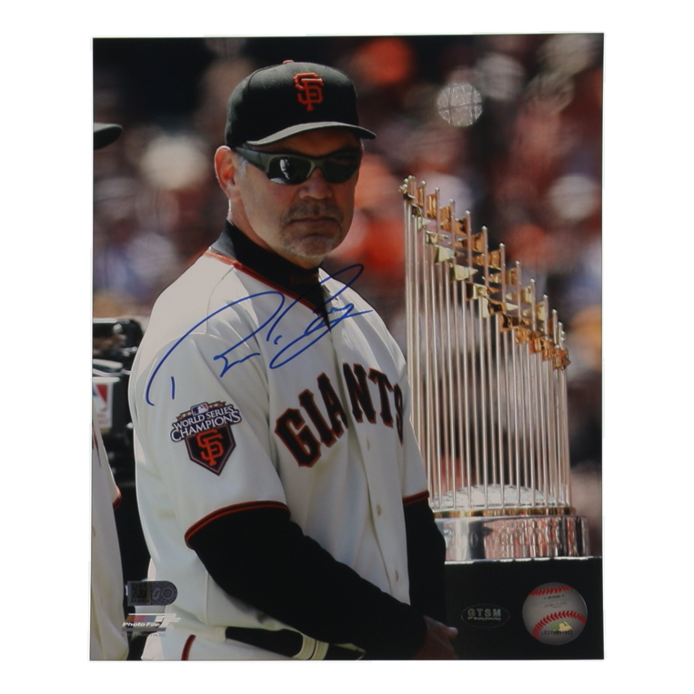 Bruce Bochy Signed Giants 8x10 Photo (AIV) at PristineAuction.com Bruce Bochy Signed Giants 8x10 Photo (AIV) at PristineAuction.com
