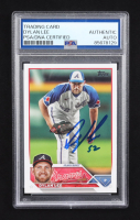 Dylan Lee Signed 2023 Topps Update #US34 (PSA) at PristineAuction.com