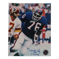 Curtis McGriff Signed Giants 8x10 Photo with Inscription (AIV) at PristineAuction.com
