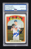 Kyle Hendricks Signed 2021 Topps #483 (PSA | Autograph Graded PSA 10) at PristineAuction.com