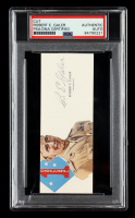 Robert E. Galer Signed Cut With Portrait Art (PSA) at PristineAuction.com