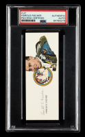 Harold Fischer Signed Cut With Portrait Art (PSA) at PristineAuction.com