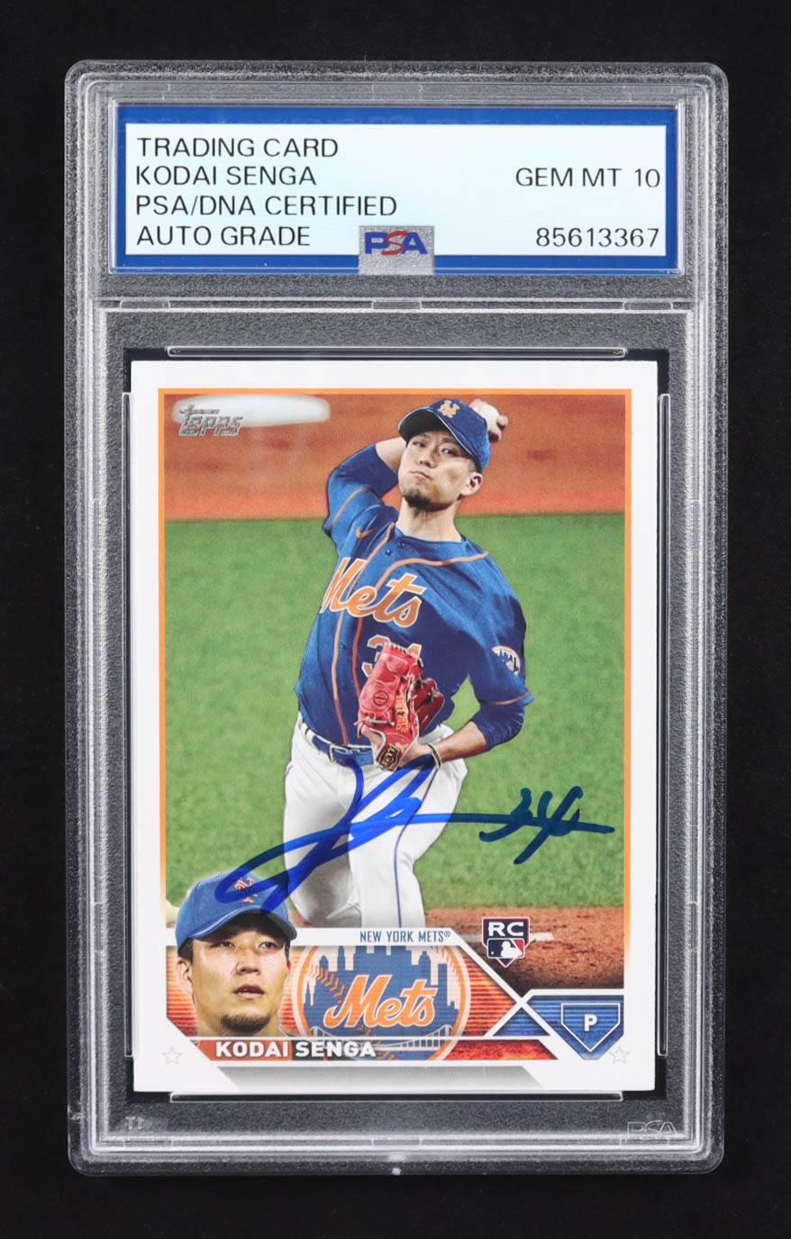 Kodai Senga Signed 2023 Topps Series Two #362 RC (PSA | Autograph Graded PSA 10) at PristineAuction.com Kodai Senga Signed 2023 Topps Series Two #362 RC (PSA | Autograph Graded PSA 10) at PristineAuction.com