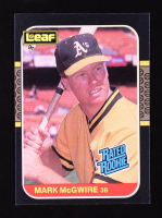 Mark McGwire 1987 Leaf/Donruss #46 RR RC at PristineAuction.com