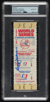 Reggie Jackson Signed 1972 Original World Series Game Ticket (PSA Auto 10) at PristineAuction.com