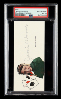 Jessie E. Woods Signed Cut With Portrait Art (PSA) at PristineAuction.com