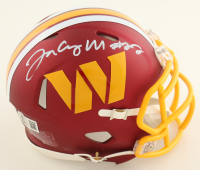 Jacory Croskey-Merritt Signed Commanders Speed Mini Helmet (Beckett) at PristineAuction.com