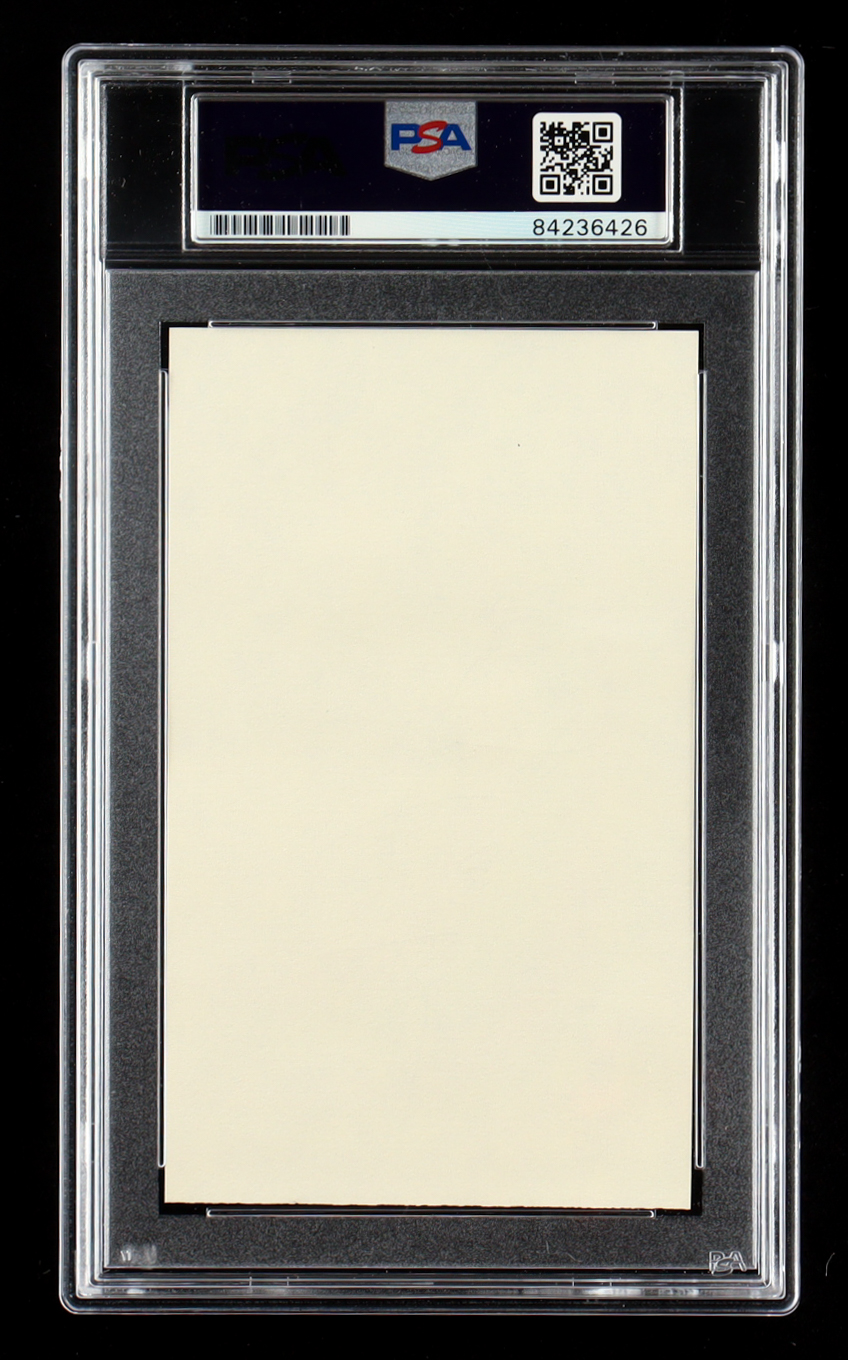 Jimmy Carter Signed Index Card (PSA) at PristineAuction.com Jimmy Carter Signed Index Card (PSA) at PristineAuction.com