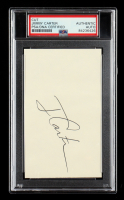 Jimmy Carter Signed Index Card (PSA) at PristineAuction.com