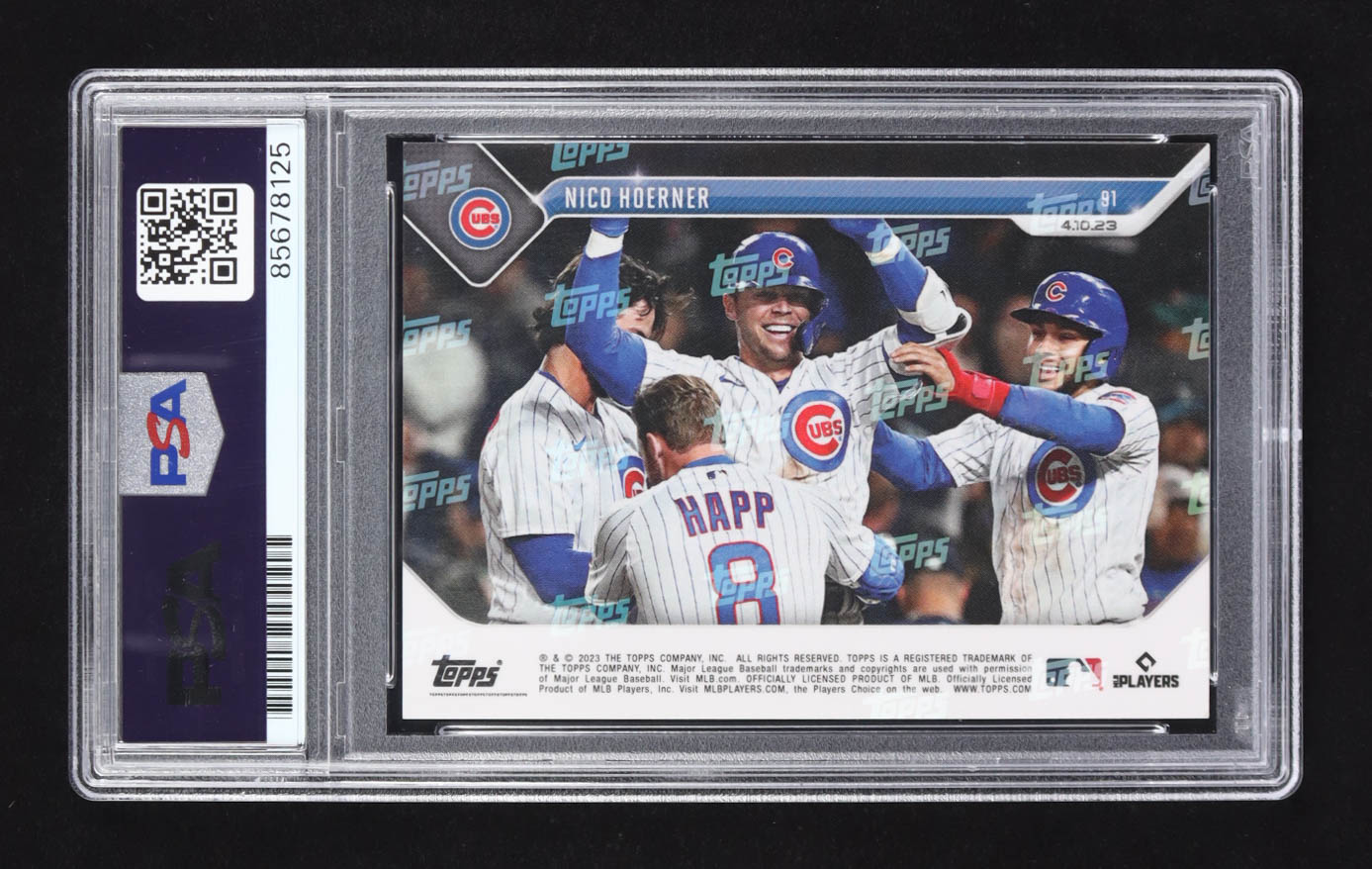 Nico Hoerner Signed 2023 Topps Now #91 (PSA | Autograph Graded PSA 10) at PristineAuction.com Nico Hoerner Signed 2023 Topps Now #91 (PSA | Autograph Graded PSA 10) at PristineAuction.com