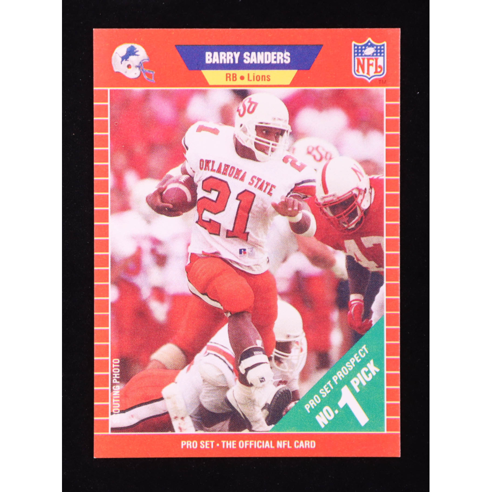 Barry Sanders 1989 Pro Set #494 RC at PristineAuction.com