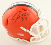 Joe Thomas Signed Browns Speed Mini Helmet (Beckett) at PristineAuction.com