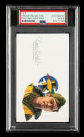 Theodore R. Milton Signed Cut With Portrait Art (PSA) at PristineAuction.com