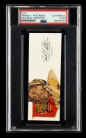 Frank E. Petersen Signed Cut With Portrait Art (PSA) at PristineAuction.com