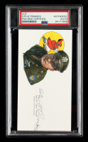Steve Pisanos Signed Cut With Portrait Art (PSA) at PristineAuction.com