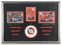 Sam Bass Signed NASCAR LE "Shades of Greatness" Custom Framed Prints Display (Beckett) at PristineAuction.com