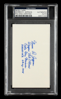 Morris R. Jeppson Signed Cut With Extensive Title & Mission Inscription (PSA) at PristineAuction.com