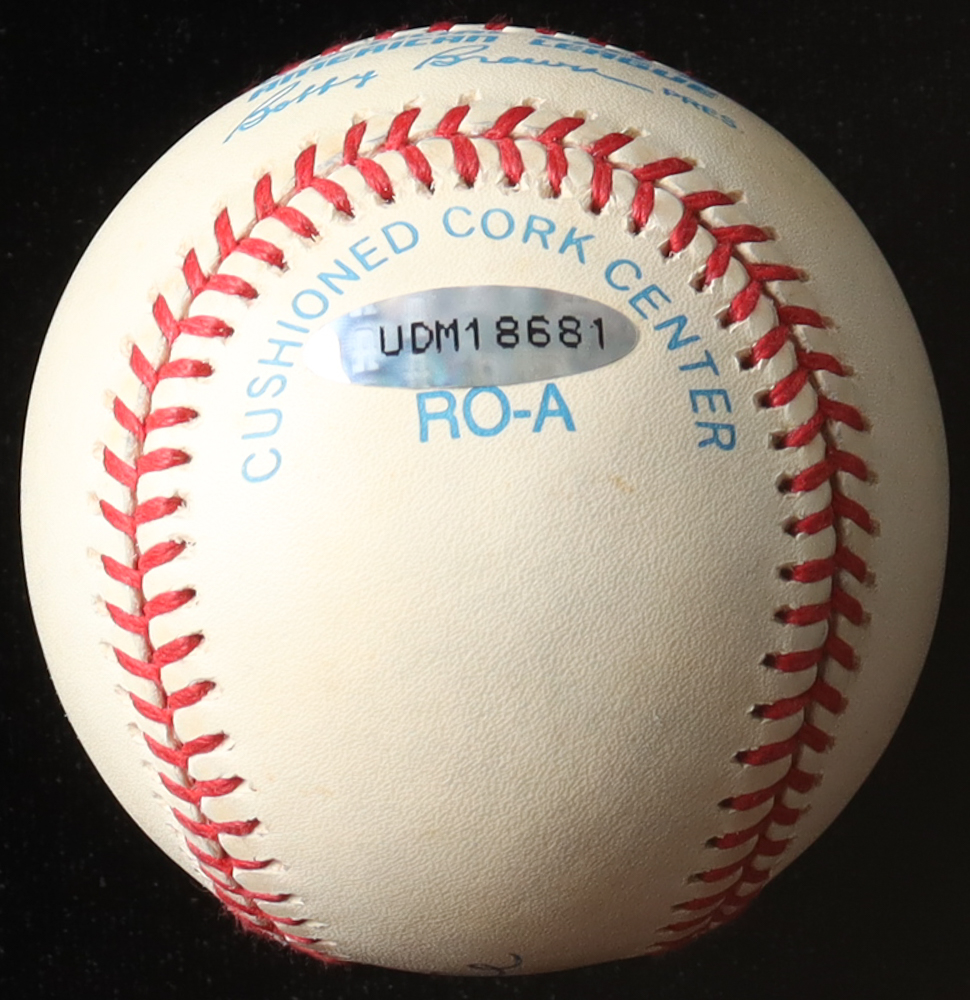 Mickey Mantle Signed OAL Baseball Inscribed "No. 7" (UDA) at PristineAuction.com Mickey Mantle Signed OAL Baseball Inscribed "No. 7" (UDA) at PristineAuction.com