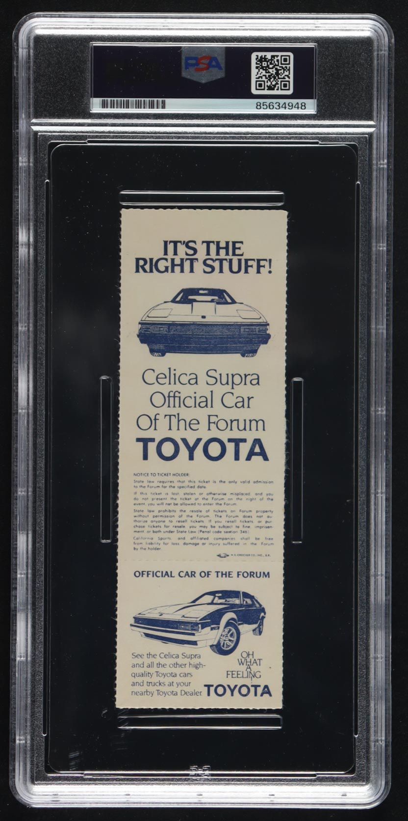 Magic Johnson & Julius Erving Signed 1981-82 NBA Playoffs Original Game Ticket (PSA Auto 10) at PristineAuction.com Magic Johnson & Julius Erving Signed 1981-82 NBA Playoffs Original Game Ticket (PSA Auto 10) at PristineAuction.com