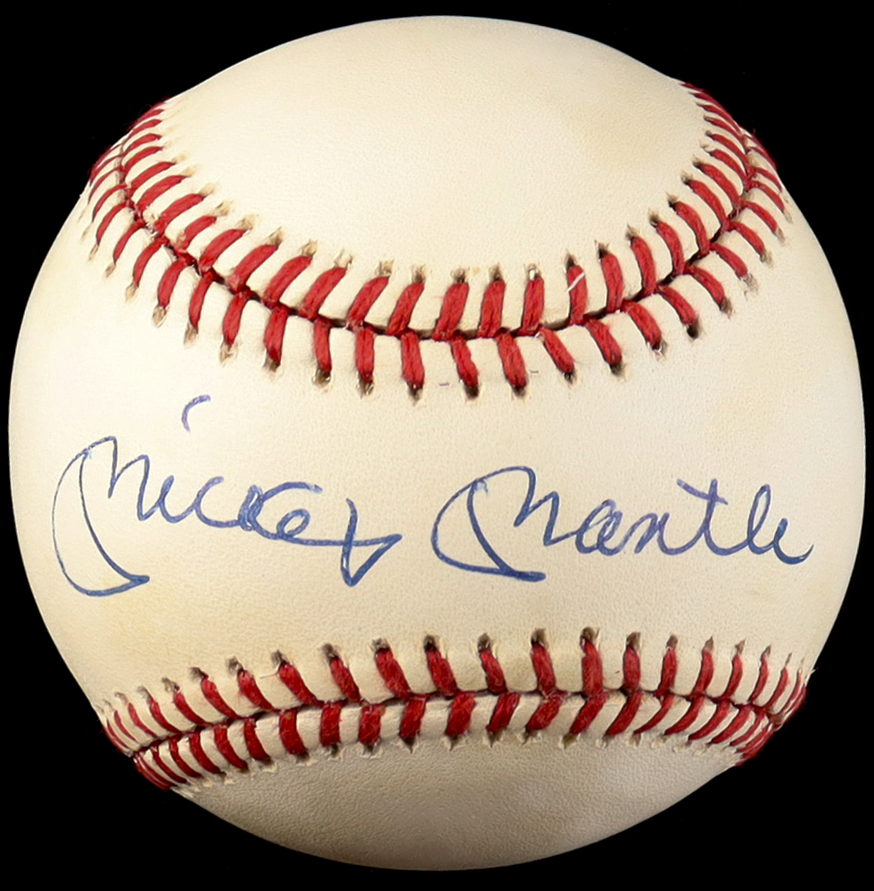 Mickey Mantle Signed OAL Baseball (PSA) at PristineAuction.com Mickey Mantle Signed OAL Baseball (PSA) at PristineAuction.com