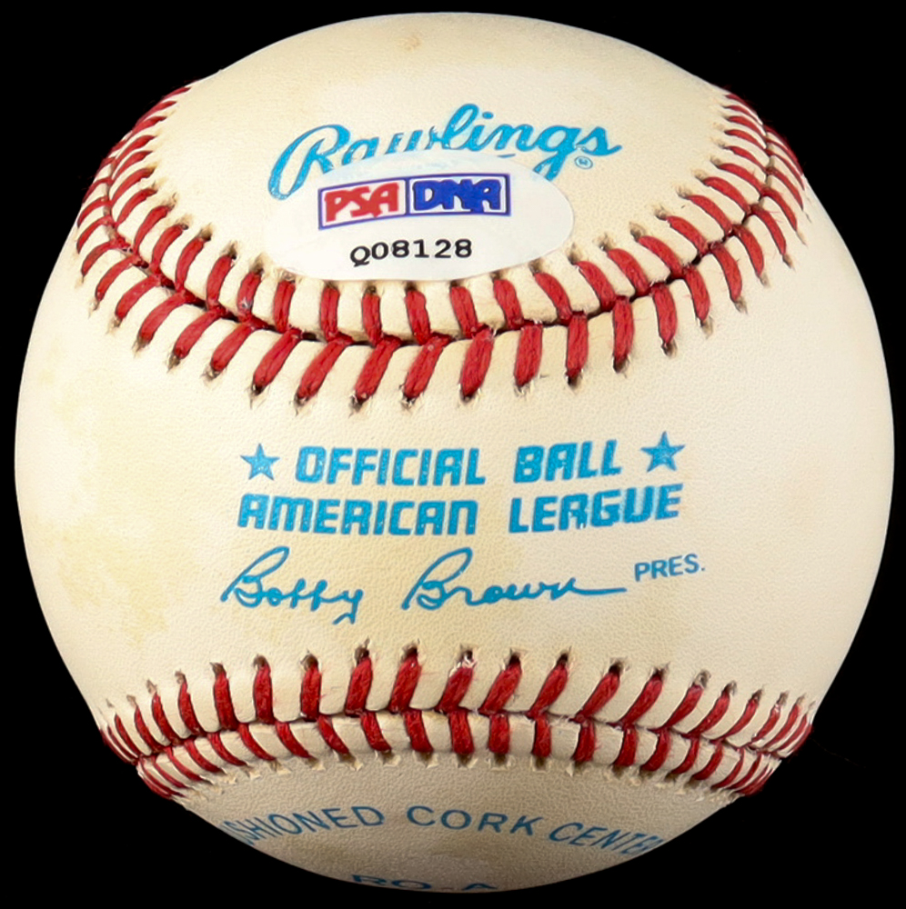 Mickey Mantle Signed OAL Baseball (PSA) at PristineAuction.com Mickey Mantle Signed OAL Baseball (PSA) at PristineAuction.com