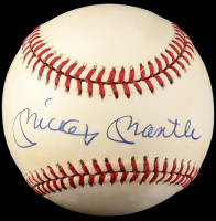 Mickey Mantle Signed OAL Baseball (PSA) at PristineAuction.com