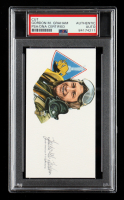 Gordon M. Graham Signed Cut With Portrait Art (PSA) at PristineAuction.com