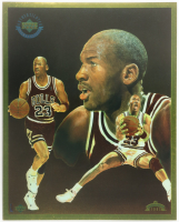 Michael Jordan 1996 Upper Deck Limited Edition Gold Foil 8x10 Card at PristineAuction.com